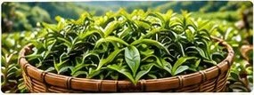 Búp chè tươi ngậm sương mai